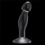 LoveToy - 6.5'' Flawless Clear Prostate Plug - Стимулятор простаты, 16.5х3.9 см